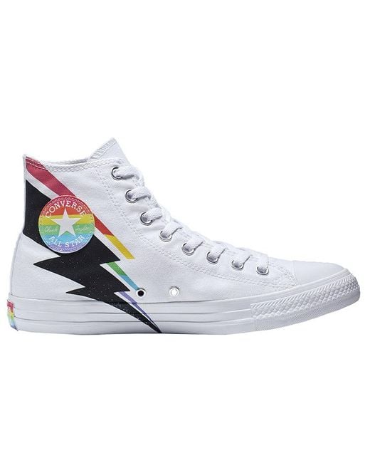 Converse Blue Chuck Taylor All Star High 'Pride Lightning Bolt' for men
