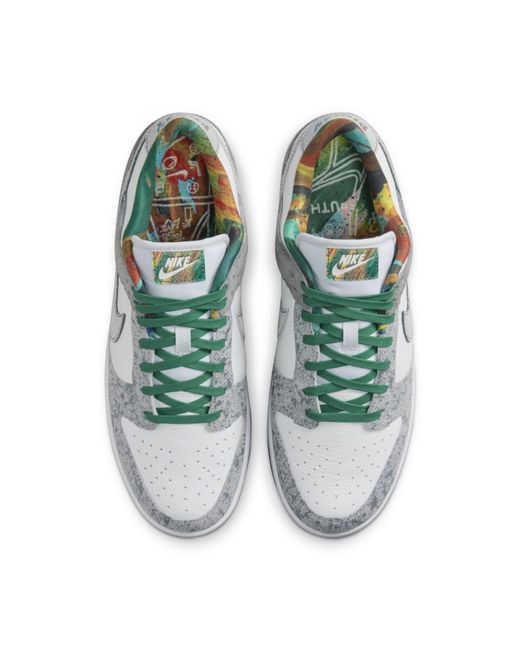 Nike Gray Dunk Low Retro Premium 'Philly' for men