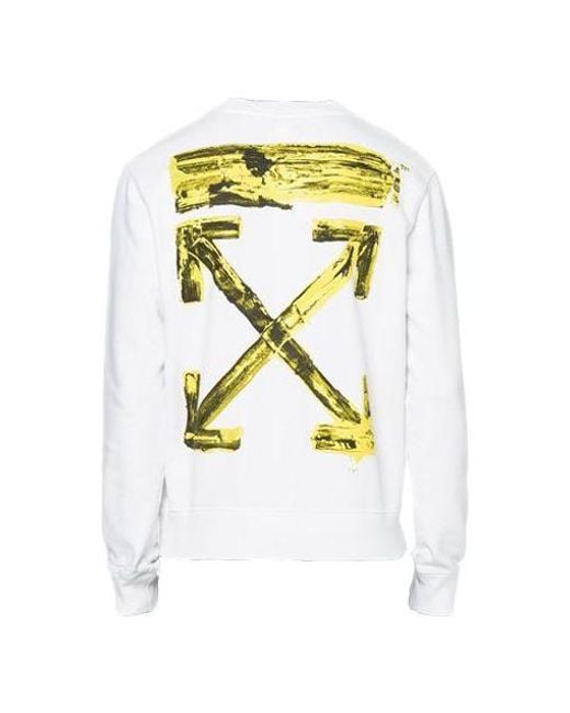 Off-White c/o Virgil Abloh Metallic C/O Virgil Abloh Acrylic Arrows Sweatshirt for men