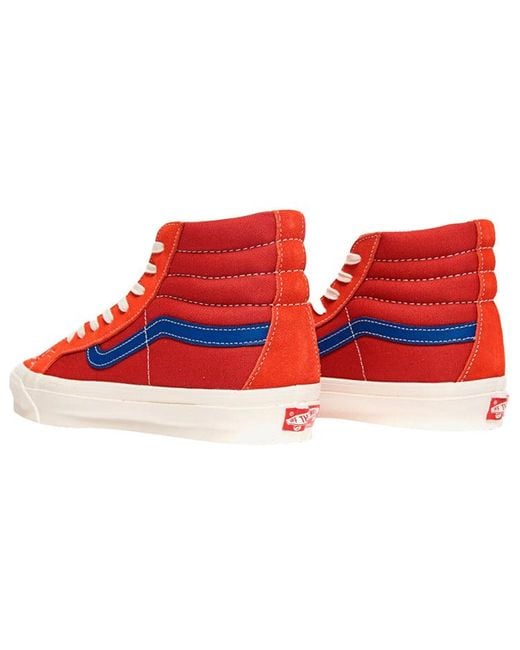 Vans Red Og Sk8-Hi Lx 'Pompeian' for men