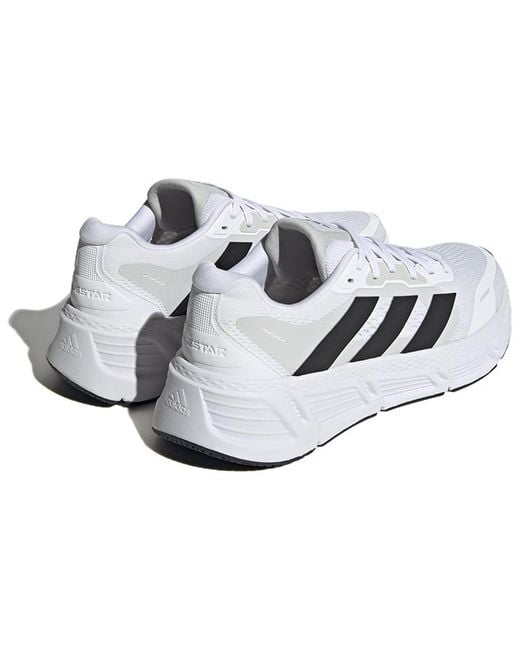 Adidas White Questar Shoes 'Cloud Core' for men