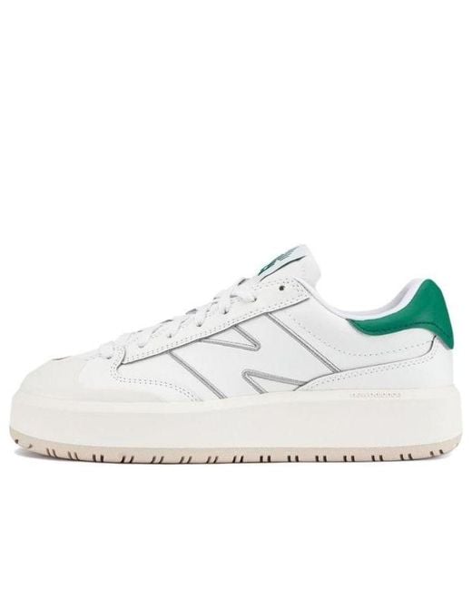 New Balance White Ct302 Succulent' for men