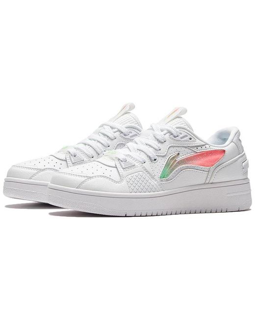 Li-ning White Classic Leisure Neon' for men