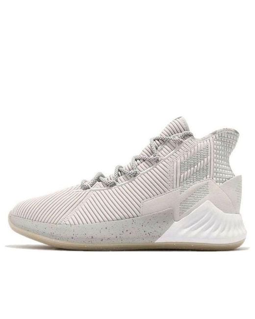 Adidas White D Rose 9 for men