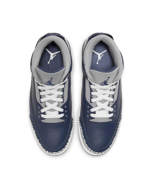 Nike Blue 3 Retro 'Georgetown' for men