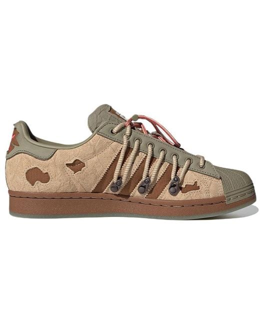 Adidas Brown Originals Superstar X Melting Sadness for men