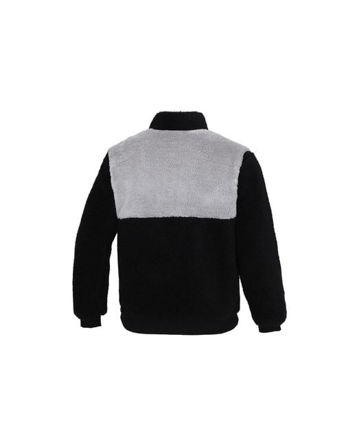 PUMA Black Sherpa Jacket for men