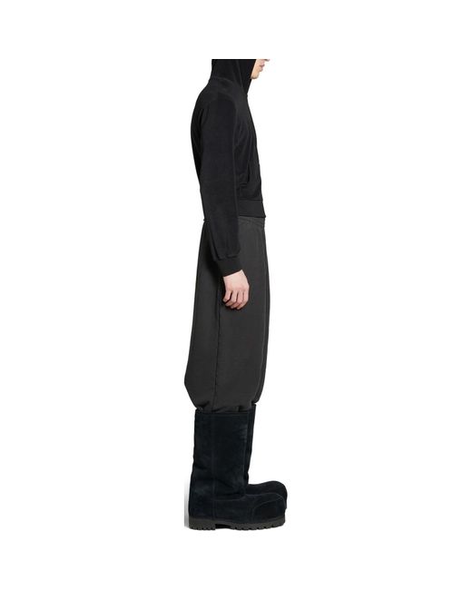 Balenciaga Gray Activewear Baggy Sweatpants for men