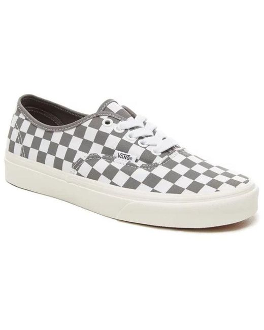 Vans White Authentic 'Checkerboard for men
