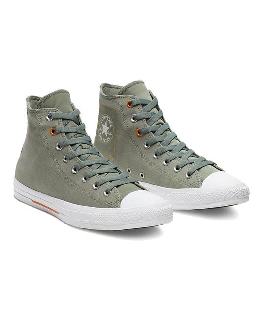 Converse Gray Chuck Taylor All Star Flight School High Top for men