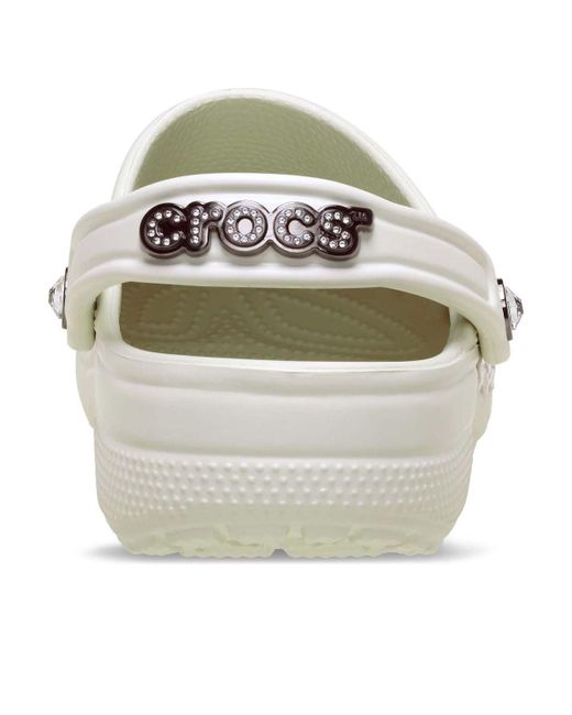 CROCSTM White X Swarovski Classic Clog 'Ivory' for men