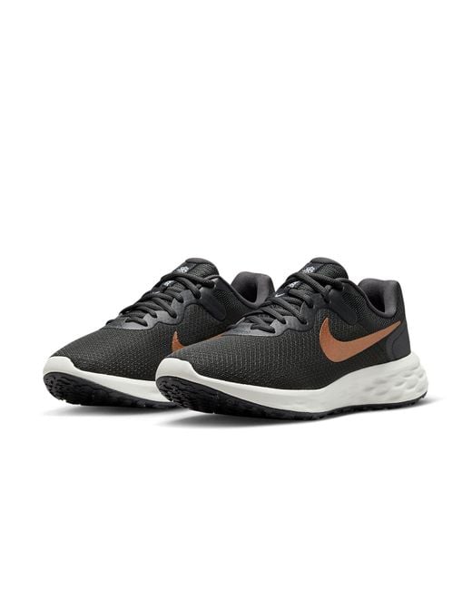 Nike Black (Wmns) Revolution 6 Next Nature 'Dark Smoke Metallic Copper'