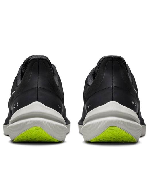 Nike Black Winflo 9 Shield Weatherised Road Running Shoes for men