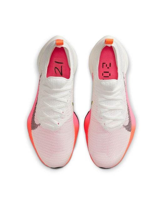 Nike White (Wmns) Air Zoom Tempo Next% Flyknit 'Rawdacious'