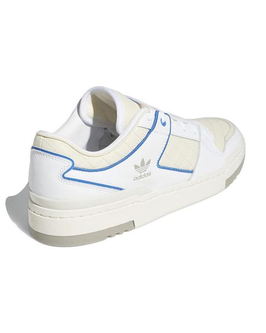Adidas White Forum Luxe Low 'Cream Quilted' for men