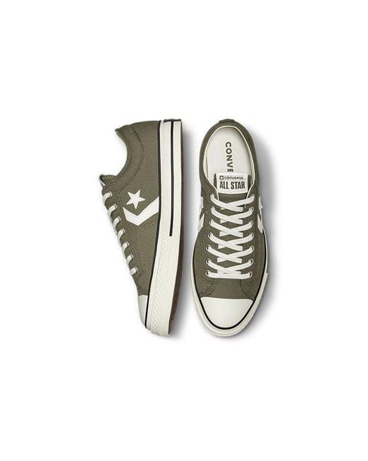 Converse Green Star Player 76 Retro Casual Skateboarding Shoes for men
