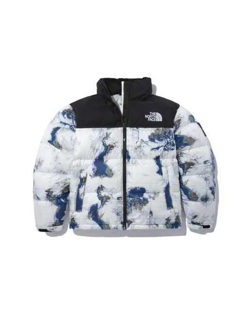 The North Face Blue Fw22 Logo Winter Jacket for men
