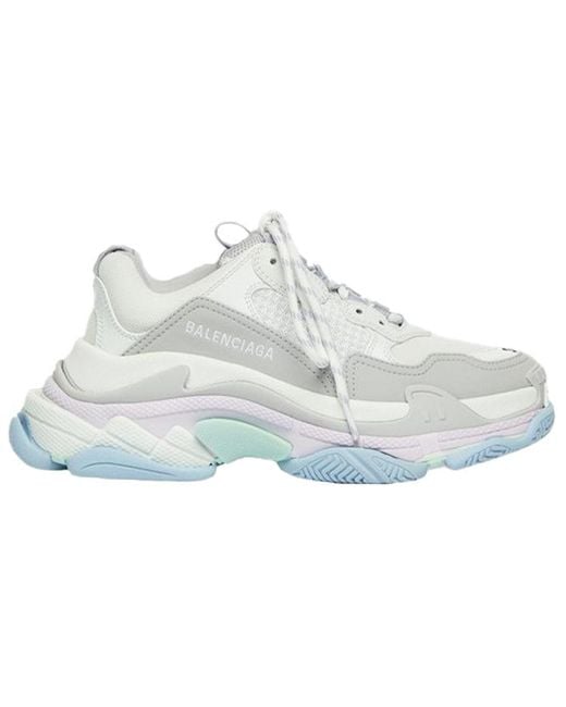 Balenciaga White (Wmns) Triple S Sneaker 'Pastel'