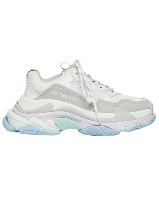 Balenciaga White (Wmns) Triple S Sneaker 'Pastel'