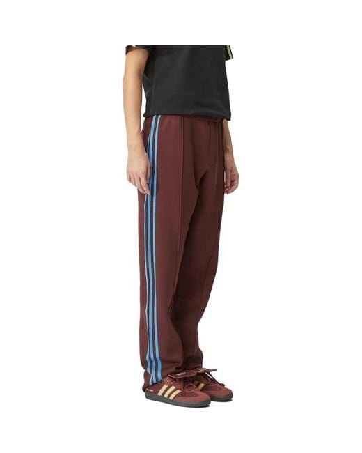 Adidas Brown X Wales Bonner Knit Track Pant 'Mystery' for men