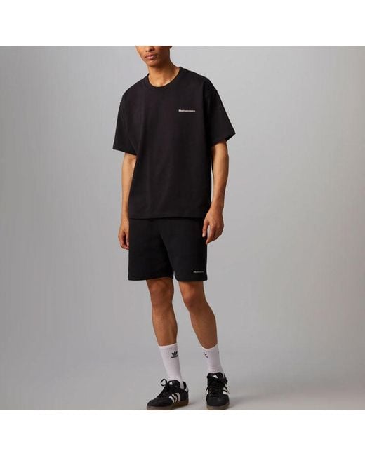Adidas Black X Pharrell Humanrace Small Logo Shorts for men
