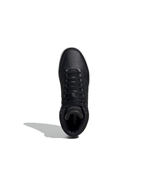 Adidas Black Hoops 2.0 Mid for men