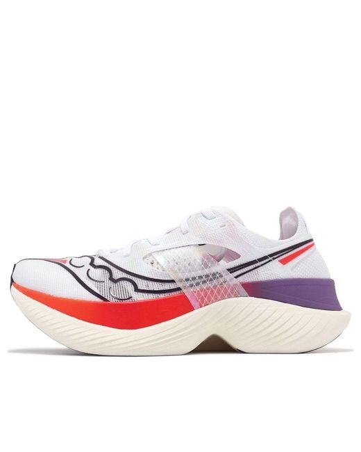 Saucony Pink Endorphin Elite Vizired' for men