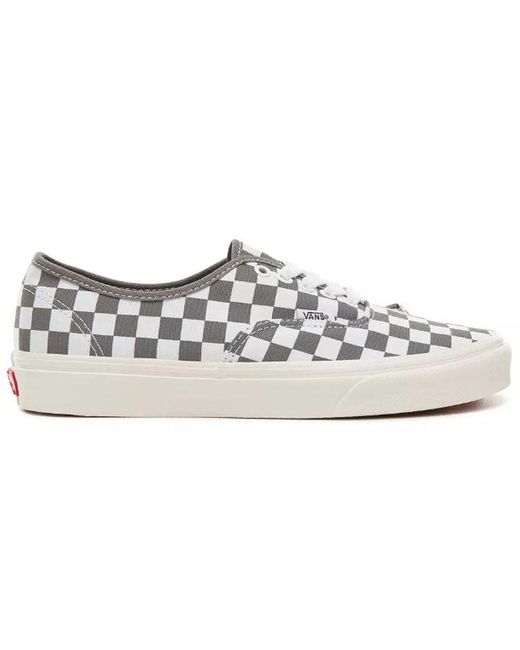 Vans White Authentic 'Checkerboard for men