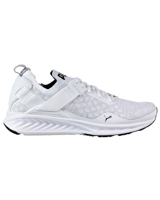 PUMA White Ignite Evoknit Lo for men