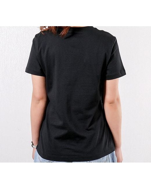 Nike Black (Wmns) Sportswear Essentials Logo T-Shirt Asia Sizing Dx7907-010