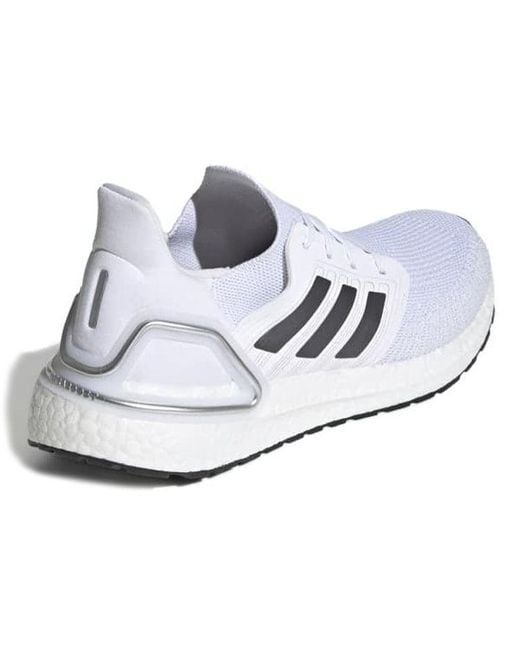 Adidas White Ultraboost 20 'Cloud' for men