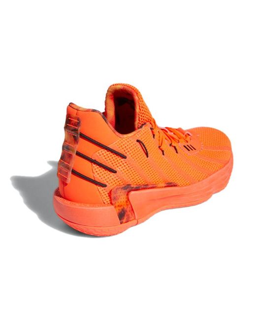 Adidas Orange Dame 7 'Fire Inside' for men