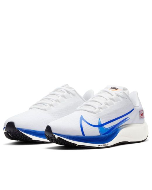 Nike Blue Air Zoom Pegasus 37 Premium Game Royal' for men