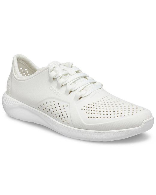 CROCSTM White Literide Shoes 'Triple Whtie' for men