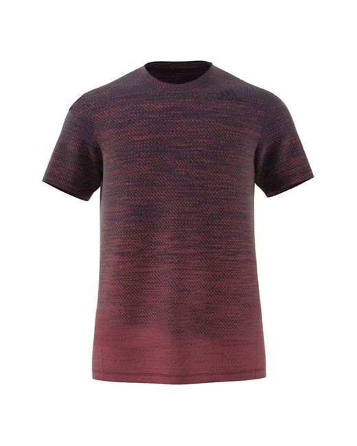 Adidas Purple Gradient Tee Sports Round Neck Short Sleeve for men