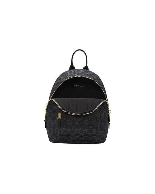 Nike Black Air Jordan Monogram Mini Backpack