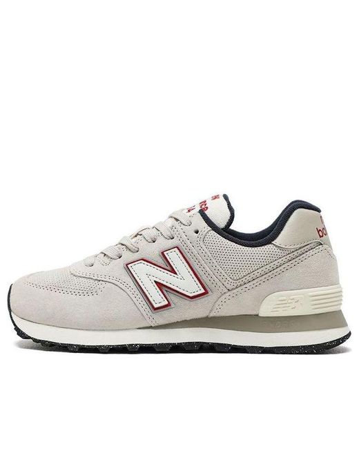 New Balance White (Wmns) 574 ' Outlined'