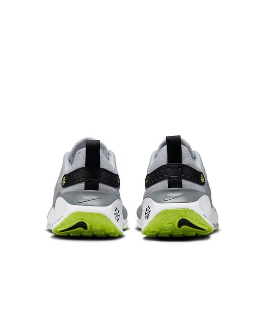 Nike White Infinityrn 4 Road Running Shoes for men