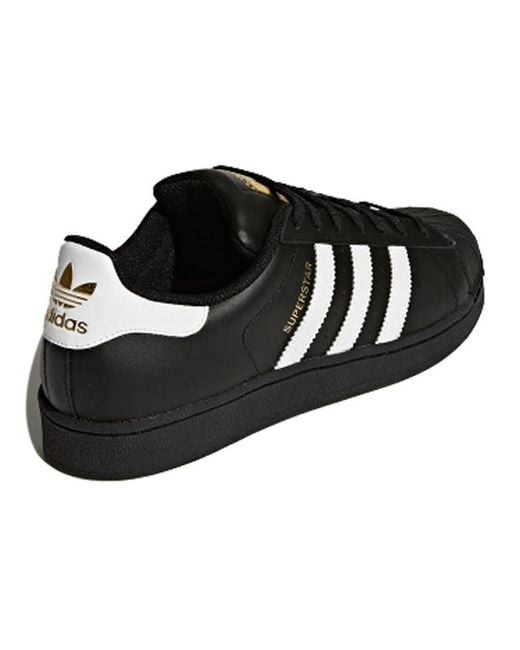 Adidas Black Superstar 'Foundation' for men