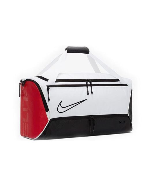 Nike Elite Basketball Duffel Bag in White Lyst