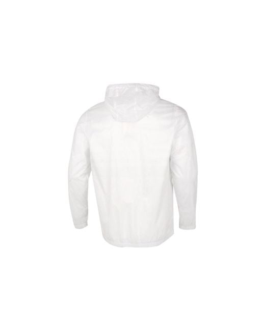 Adidas White Neo Sports Running Training Windproof Hooded Jacket for men