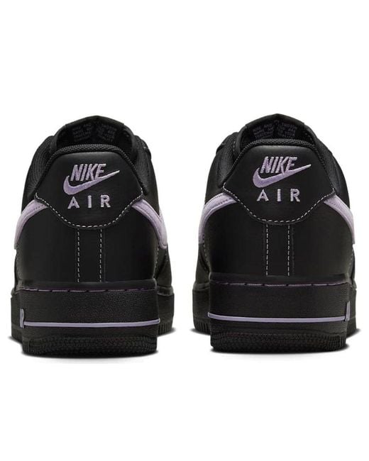Nike Black Air Force 1 Low Light Lilac' for men