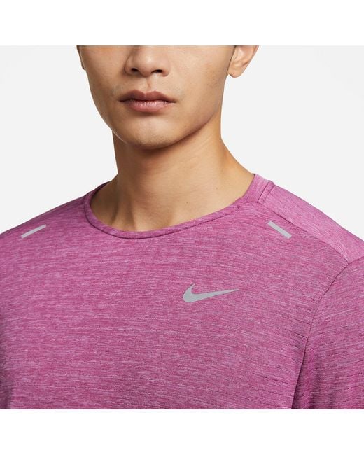 Nike Purple Repel Element Run Top for men