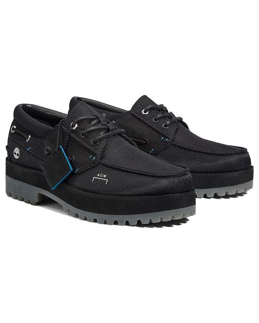 Timberland X A Cold Wall Boat Shoes in Black for Men | Lyst