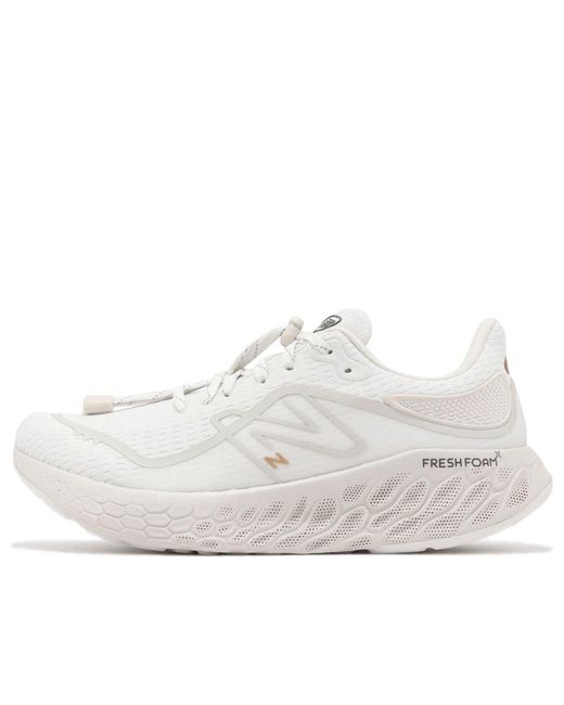 New Balance White Fresh Foam X 1080V12 Permafrost 'Nimbus Cloud Moonbeam' for men