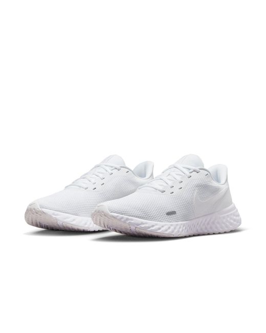 Nike White Revolution 5 'Triple' for men