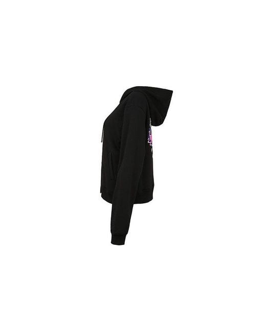 KENZO Black (Wmns) Embroidery Zipper Hoodie