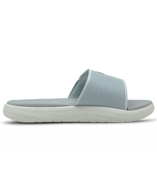 PUMA Blue Softride Slide 'Quarry' for men