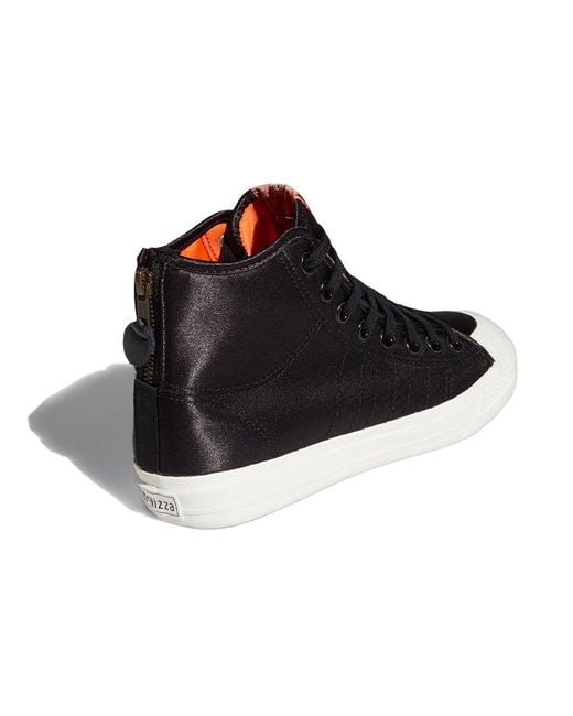 Adidas Black Nizza Hi Rf 'Core' for men