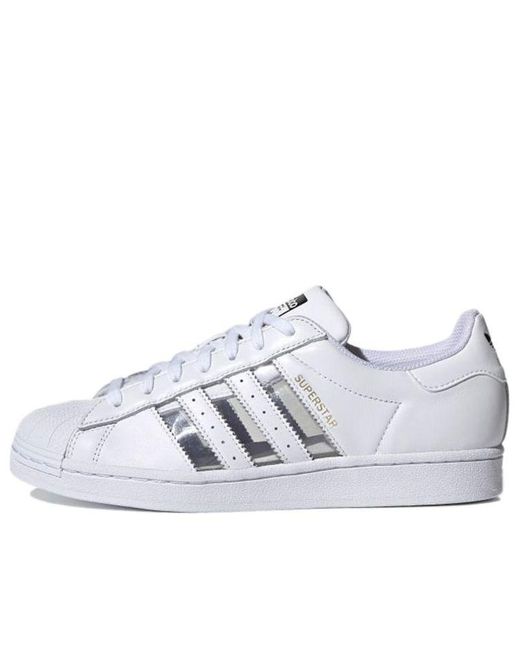 Adidas White Superstar Transparent' for men
